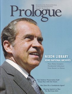 Imagen del vendedor de Prologue Magazine; Fall, 2007 Vol 39 No. 3 (Quarterly of the National Archives and Records Administration: Nixon Library Joins the National Archives) a la venta por Never Too Many Books