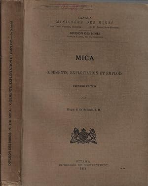 Immagine del venditore per Mica gisements, exploitation et emplois venduto da Biblioteca di Babele
