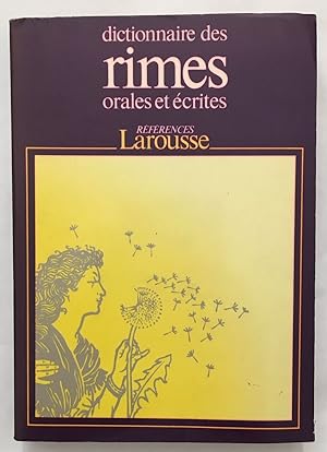 Seller image for Dictionnaire des rimes orales et crites for sale by librairie philippe arnaiz