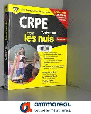 Image du vendeur pour CRPE Tout-en-Un pour les Nuls Concours, dition 2018 mis en vente par Ammareal