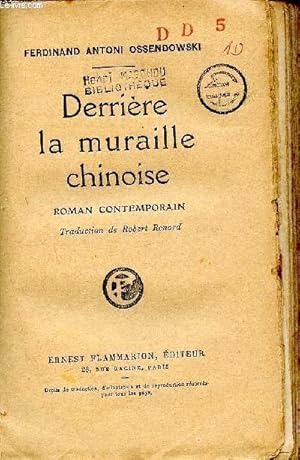 Seller image for Derrire la muraille chinoise - roman contemporain for sale by Le-Livre