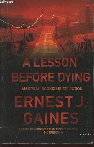 Imagen del vendedor de A lesson before dying a la venta por Le-Livre