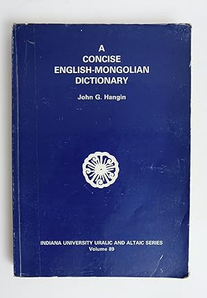 Seller image for A Concise English-Mongolian Dictionary for sale by tinyBook