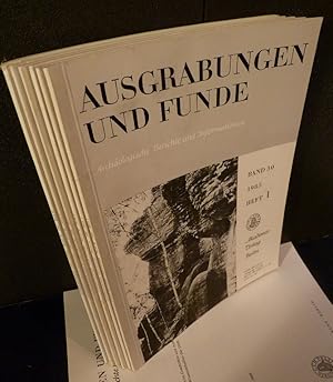 Ausgrabungen und Funde. Archäologische Berichte und Informationen. Herausgeber: Zentralinstitut f...