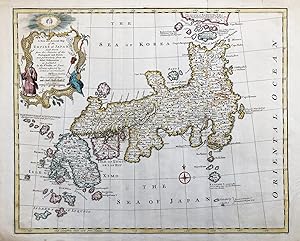 "A New and Accurate Map of the Empire of Japan Laid down from the Memoirs of the Portuguese." - J...