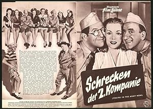 Seller image for Filmprogramm IFB Nr. 1564, Schrecken der 2. Kompanie, Jimmy Durante, Jane Wyman, Regie: Lewis Seiler for sale by Bartko-Reher