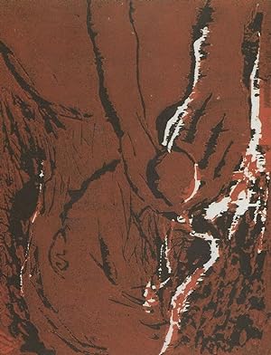 Seller image for Georg Baselitz Large Head Woodcut Tate Painting Gallery Postcard for sale by Postcard Finder