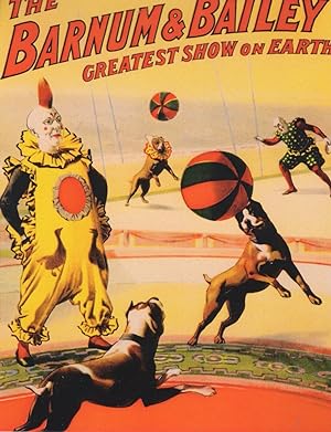 The Barnum Greatest Showman Show On Earth Circus Repro Postcard