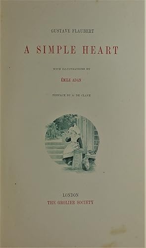Seller image for A Simple Heart and Herodias with illustrations by Emile Adan preface by A. De Claye Luxembourg Edition No. 838 of 1000 copies for sale by Gotcha By The Books