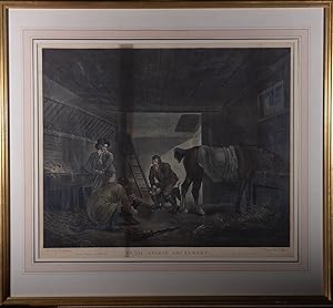 Imagen del vendedor de William Ward ARA (1762-1826) after G. Morland - 1801 Mezzotint, Stable Amusement a la venta por Sulis Fine Art