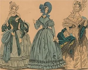 Early 19th Century Lithograph - 1830s Ladies' Fashion Illustrations
