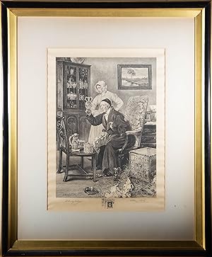 Walter Dendy Sadler (1854-1923) - Early 20th Century Engraving, The Antiquary
