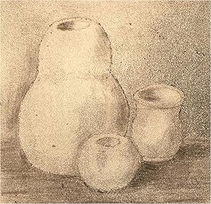 Sheila Yorke (1927-2009) - 20th Century Etching, White Pots