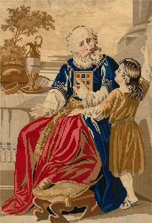 After John Singleton Copley (1738â"1815) - Late 19thC Embroidery, Samuel And Eli
