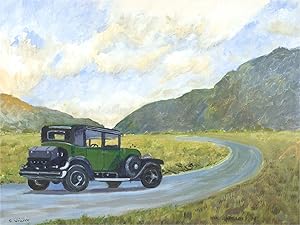 Gwyneth Willitt - Contemporary Oil, 1928 Cadillac V8