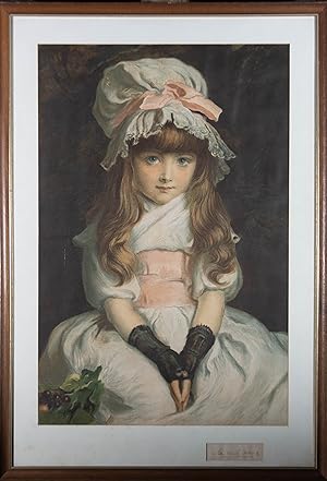 Bild des Verkufers fr After Millais (1829-1896) - Lithograph, Cherry Ripe with Artist's Signature zum Verkauf von Sulis Fine Art