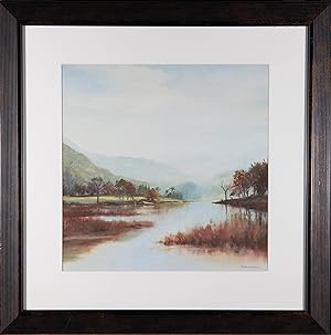 Anthony Waller - Contemporary Oil, River Landscape