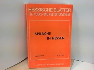 Seller image for Sprache in Hessen. NEUE FOLGE for sale by ABC Versand e.K.