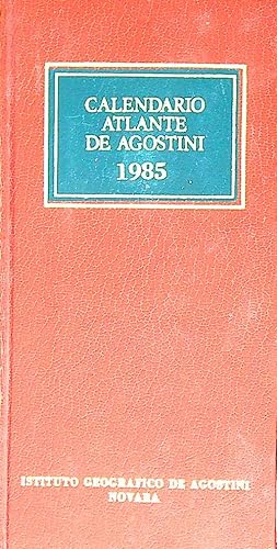 Calendario atlante De Agostini 1985