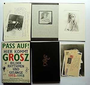 PASS AUF! Hier kommt Grosz. Bilder, Rhythmen und Gesänge 1915 - 1918. Texte u.a.von Grosz, Herzfe...