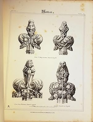 Bild des Verkufers fr AN ANALYSIS OF GOTHICK ARCHITECTURE: Illustrated by a Series of upwards of Seven Hundred examples of Doorways, Windows, etc. and Accompanied with Remarks on the Several Details of an Ecclesiastical Edifice zum Verkauf von Charles Agvent,   est. 1987,  ABAA, ILAB