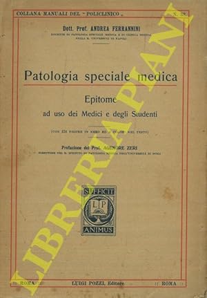 Immagine del venditore per Patologia speciale medica. Epitome ad uso dei medici e degli studenti. venduto da Libreria Piani