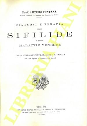 Immagine del venditore per Diagnosi e terapia della sifilide e delle malattie veneree. venduto da Libreria Piani