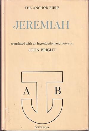 Image du vendeur pour The Anchor Bible Jeremiah mis en vente par Jonathan Grobe Books