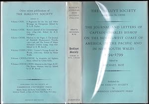 Imagen del vendedor de The Journal And Letters Of Captain Charles Bishop On The North-West Coast Of America, In The Pacific, And In New South Wales, 1794-1799 a la venta por The Book Collector, Inc. ABAA, ILAB