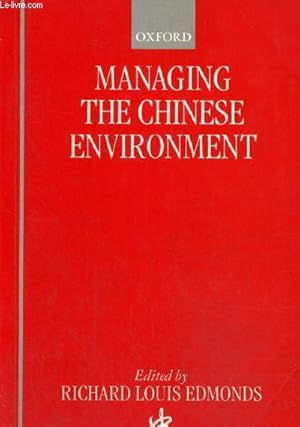 Image du vendeur pour Managing the Chinese Environment mis en vente par Le-Livre