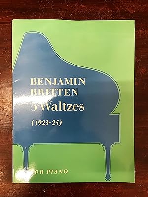 Five walztes (waltzes) for piano (1923-5).