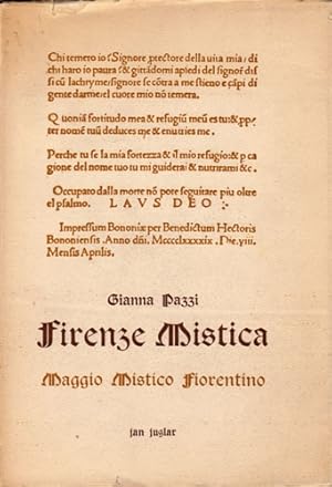 Seller image for Firenze Mistica. Vol.I: Maggio Mistico fiorentino. for sale by FIRENZELIBRI SRL