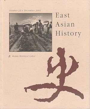 Bild des Verkufers fr East Asian History. Number 22. December 2001. zum Verkauf von Asia Bookroom ANZAAB/ILAB