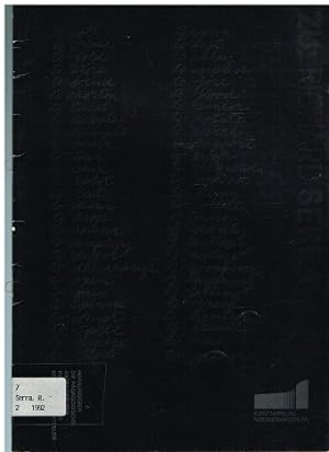 Seller image for Richard Serra. for sale by Antiquariat Bernd Preler