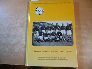 Schweiz / Suisse / Svizzera (1905-1940). Full internationals. Länderspiele (7)