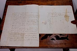 Schöner Vorphila-Brief von Rotger Sebregondi (1785-1857), Feldchirurg und Stadtarzt in Dorsten so...