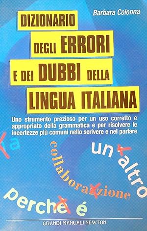 Immagine del venditore per Dizionario degli errori e dei dubbi della lingua italiana. venduto da Librodifaccia