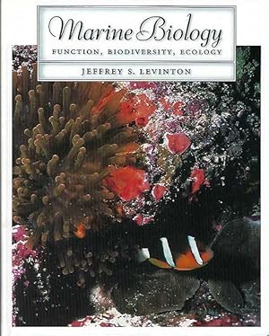 Image du vendeur pour Marine Biology. Function, Biodiversity, Ecology. mis en vente par C. Arden (Bookseller) ABA