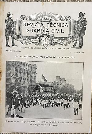 Revista Técnica De La Guardia Civil Año X X I V - Num. 279 Mayo De 1933