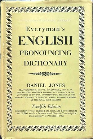 Seller image for Everyman's english pronouncing dictionary 12 edition for sale by Librodifaccia