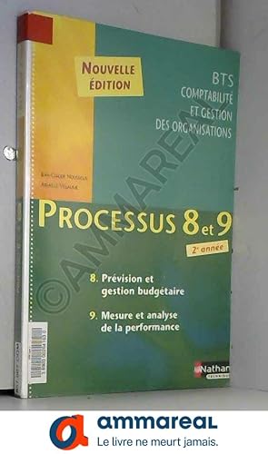 Image du vendeur pour Processus 8 et 9 Prvision et gestion budgtaire, Mesure et analyse de la performance BTS CGO 2e anne mis en vente par Ammareal