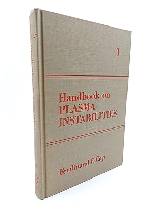 Image du vendeur pour Handbook on Plasma Instabilities; Volume 1 mis en vente par Antiquariat Smock