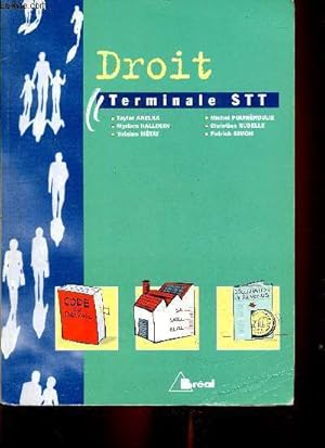 Bild des Verkufers fr Droit. Terminale STT zum Verkauf von Le-Livre
