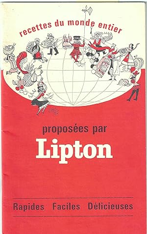 Recettes du monde entier proposées par Lipton