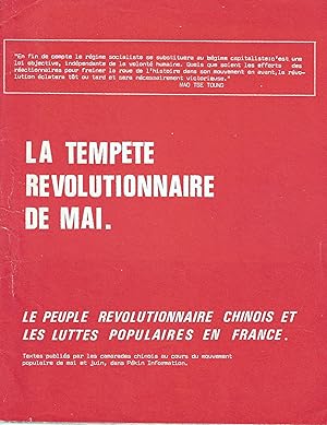 La tempête révolutionnaire de mai.