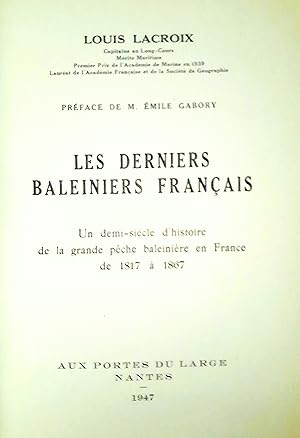 Les derniers baleiniers français