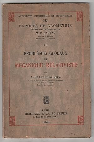 Seller image for Problmes Globaux en Mcanique Relativiste for sale by Biblioteca de Babel