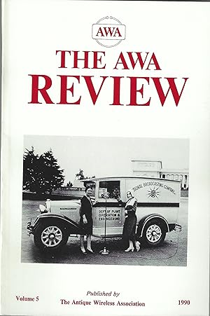 Imagen del vendedor de The AWA Review Vol 5 a la venta por abibliodocs
