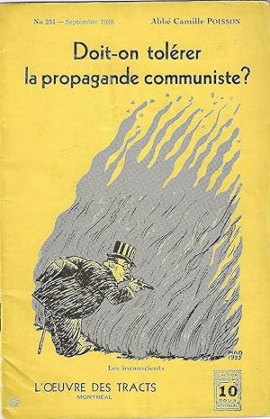 Doit-on tolérer la propagande communiste?