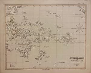 Australien und Polynesien in Mercators Projection